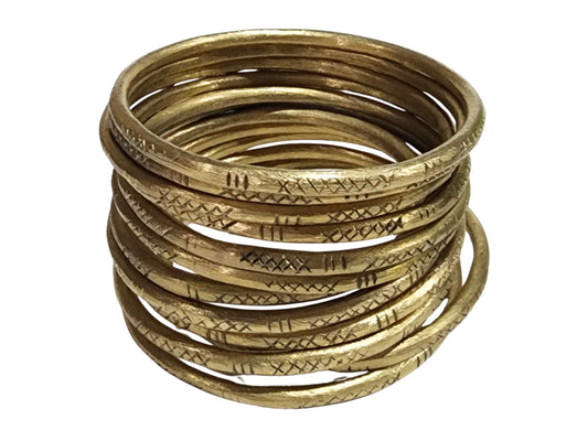 Brass thin bangles