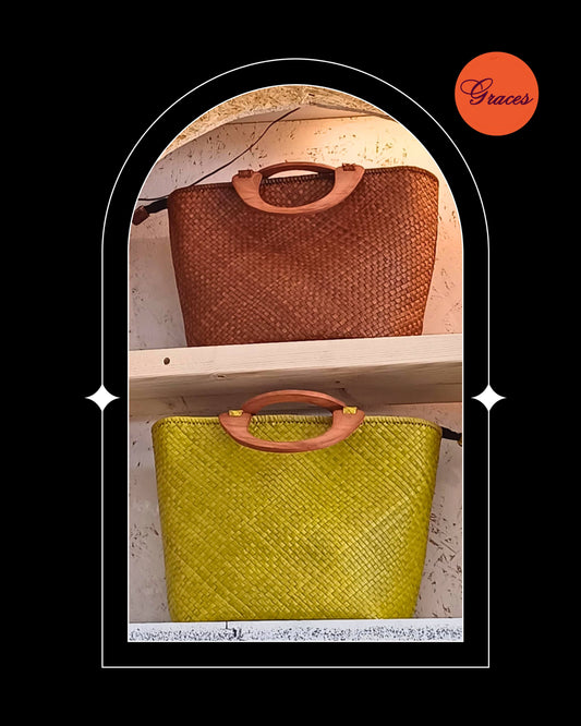 Woodhandle handbags