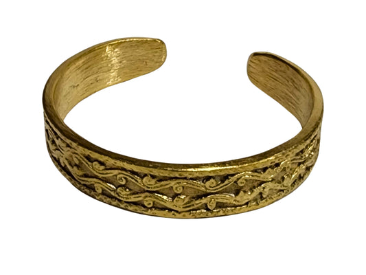 Brass bangle t'boli vines